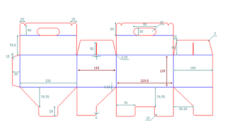 結構參數化設計包裝盒