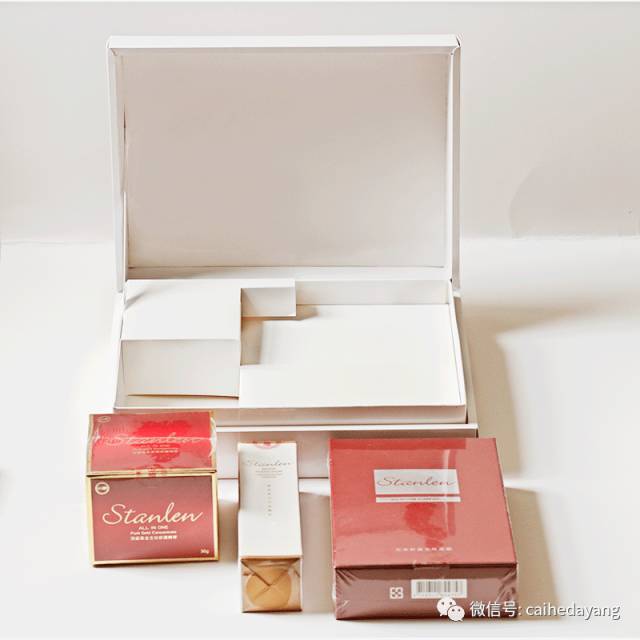 化妝品禮盒內結構設計
